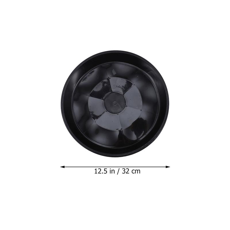 Bandejas grandes para macetas de flores, Base redonda para macetas de jardín, hogar, 10 piezas: 32cm