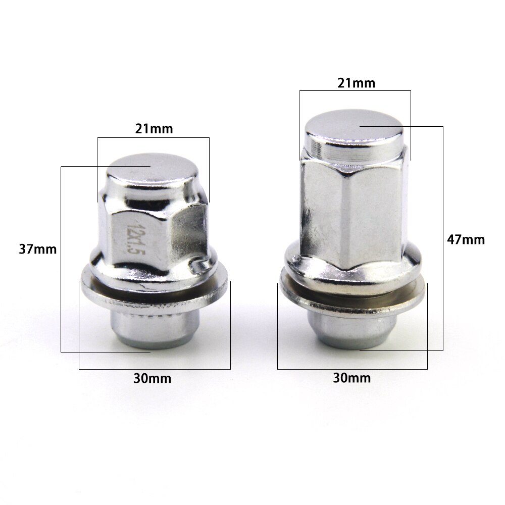 Car Tire Wheel Nuts with Washer Fit For toyota Lexus series rav4 tyre nut Corolla Crown Pardo Reiz Hyundai