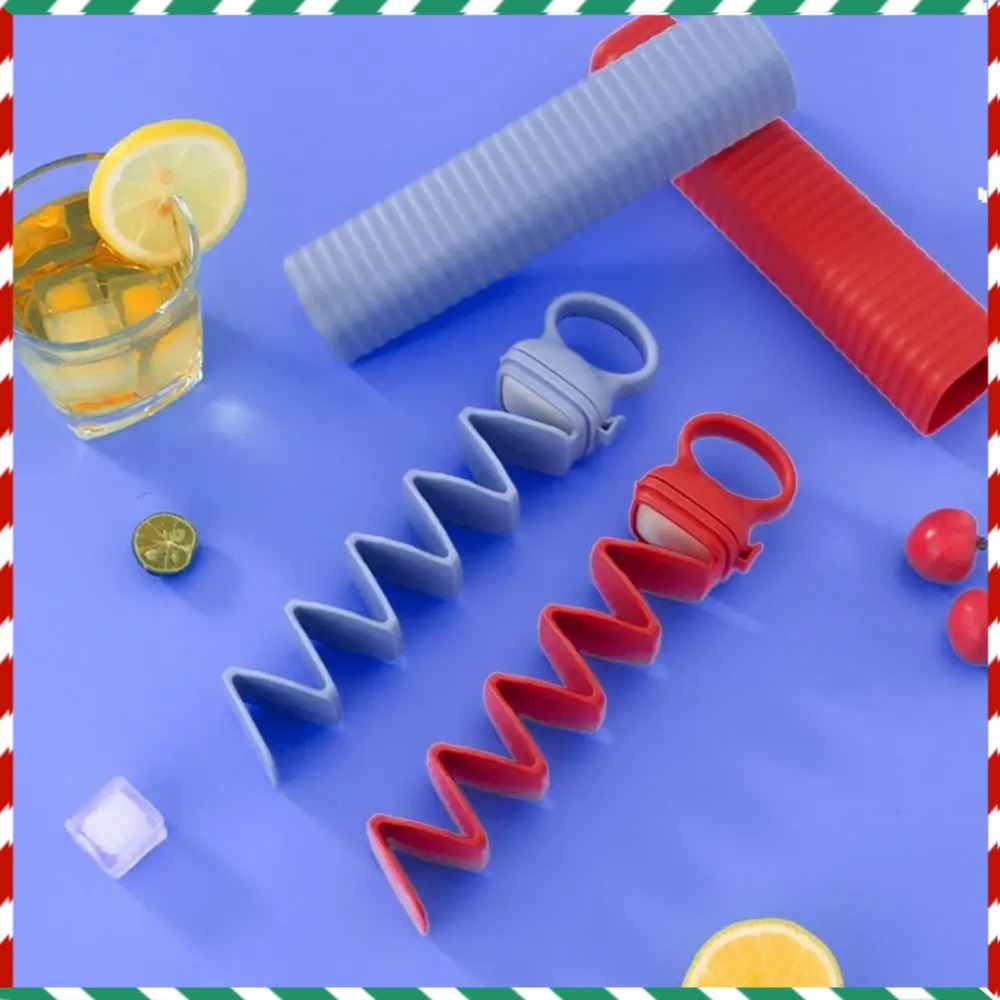 Ice Mold Press-type Ice Lattice Reusable Easy-press Ice Cube Tray with Lid Mini for Freezer Kitchen Supplies