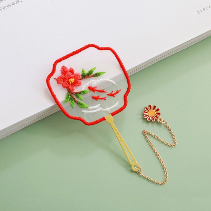 Chinese DIY Panda Embroidery Kit of Bookmark Handmade Needlework Cross Stitch Sewing Craft Unfinished Kit Home Decor: 7