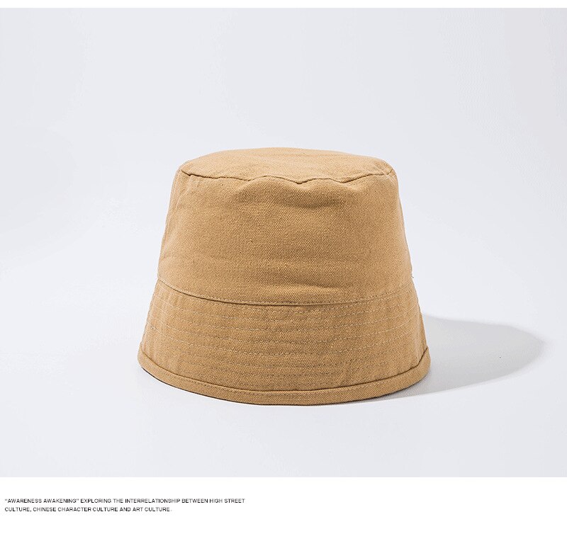 Coton lin femmes fille plaine seau chapeau blanc femme Panama printemps crème solaire casquette de pêche pêcheur bassin chapeau: yellow