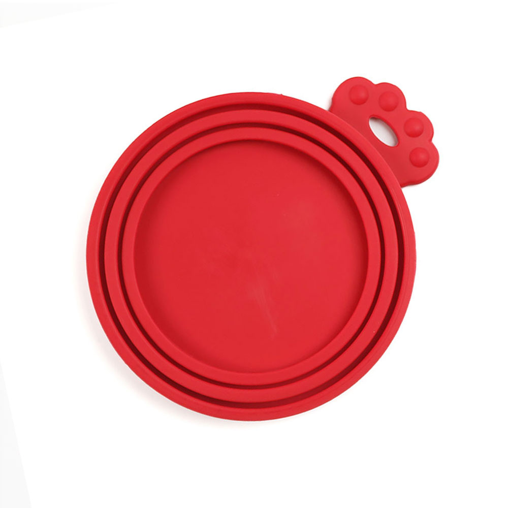Silikon Welt Silikon-Deckel in Dosen, 3-in-1, wiederverwendbare Lebensmittelaufbewahrung, hält frisch, Abdeckung, Dosen, Kappe, Haustier-Dosis, Kasten-Abdeckung, Silikon-Dosis-Deckel: verrotten