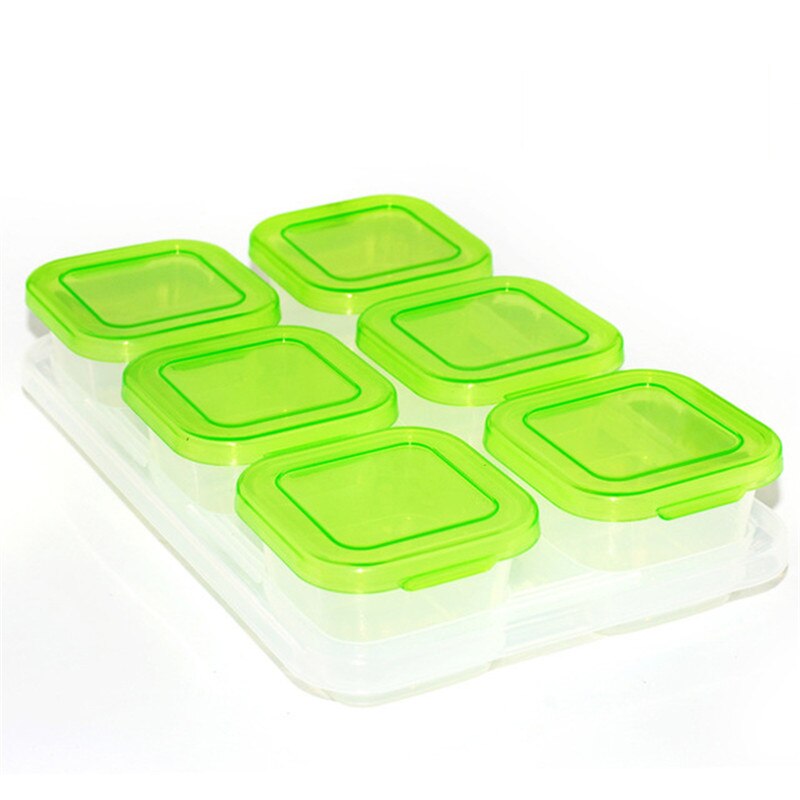 Baby Food Freezer Storage Containers Safe Kids Food Supplement Box Portable Leak-Proof Snacks Fresh Food BPA Free: 2