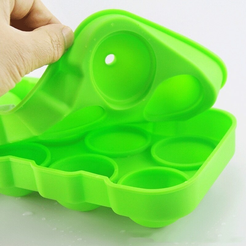 8 huller stor kugle silikone isterning whisky cocktail drinks kugle isform bakke