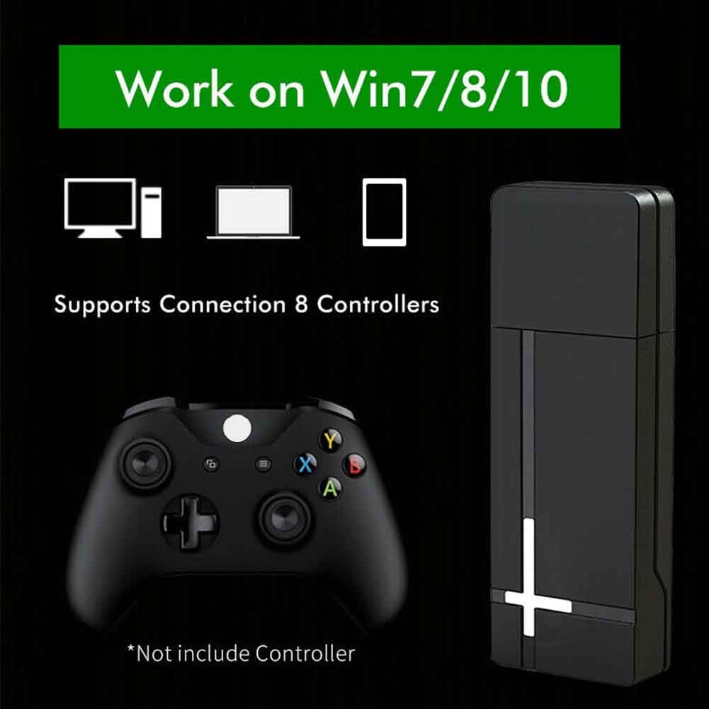 Usb Ontvanger Game Controller Draadloze Adapter Pc Laptop Accessoires Voor Xbox Een