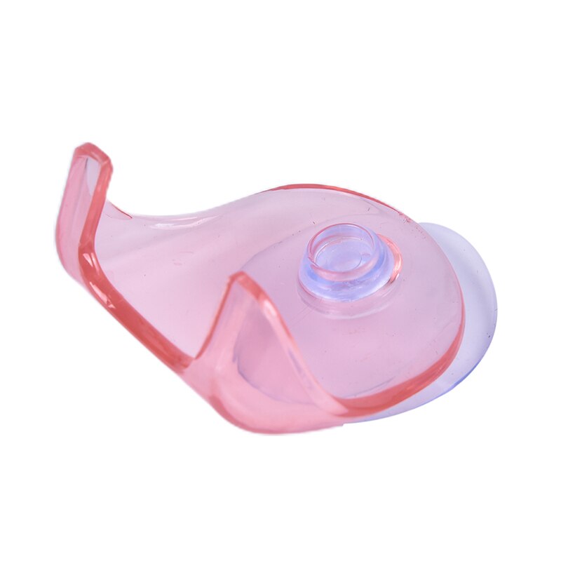 Soporte Universal para máquina de afeitar, colgador de pared con ventosa, para baño, cepillo de dientes, estante de almacenamiento: Rosa
