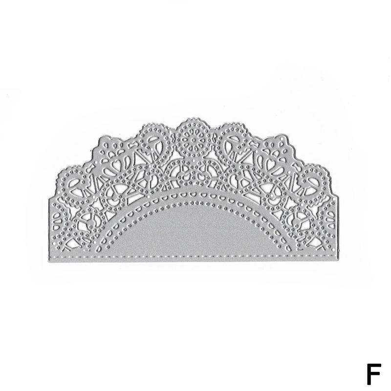 Lace Dies Cutting Die Scrapbooking Craft Metal Valentine's Decorative Paper Making Die Wedding Cut Cards Day For DIY Y6I8: F