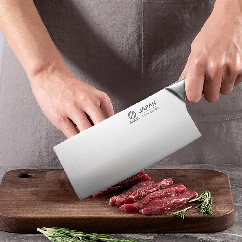 Stainless Steel Kitchen Knives Set Meat Chopping Cleaver Fish Vegetables Slicing Butcher Knife Japanese Chef Knife With Gift Box