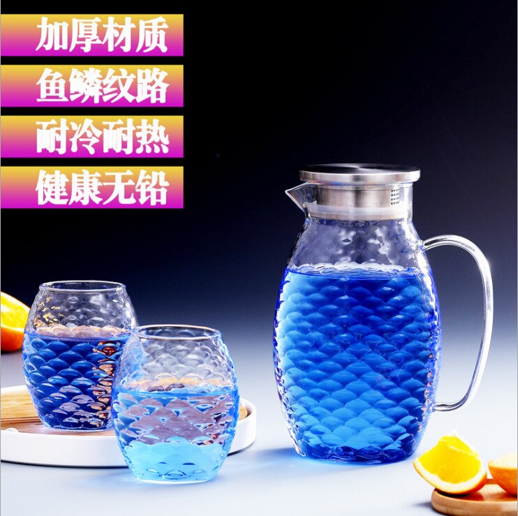 1500Ml Huishoudelijke Grote Capaciteit Cup Verdikte Materiaal Water Werper Thee Ketel Water Jug Hittebestendige En Lood-gratis