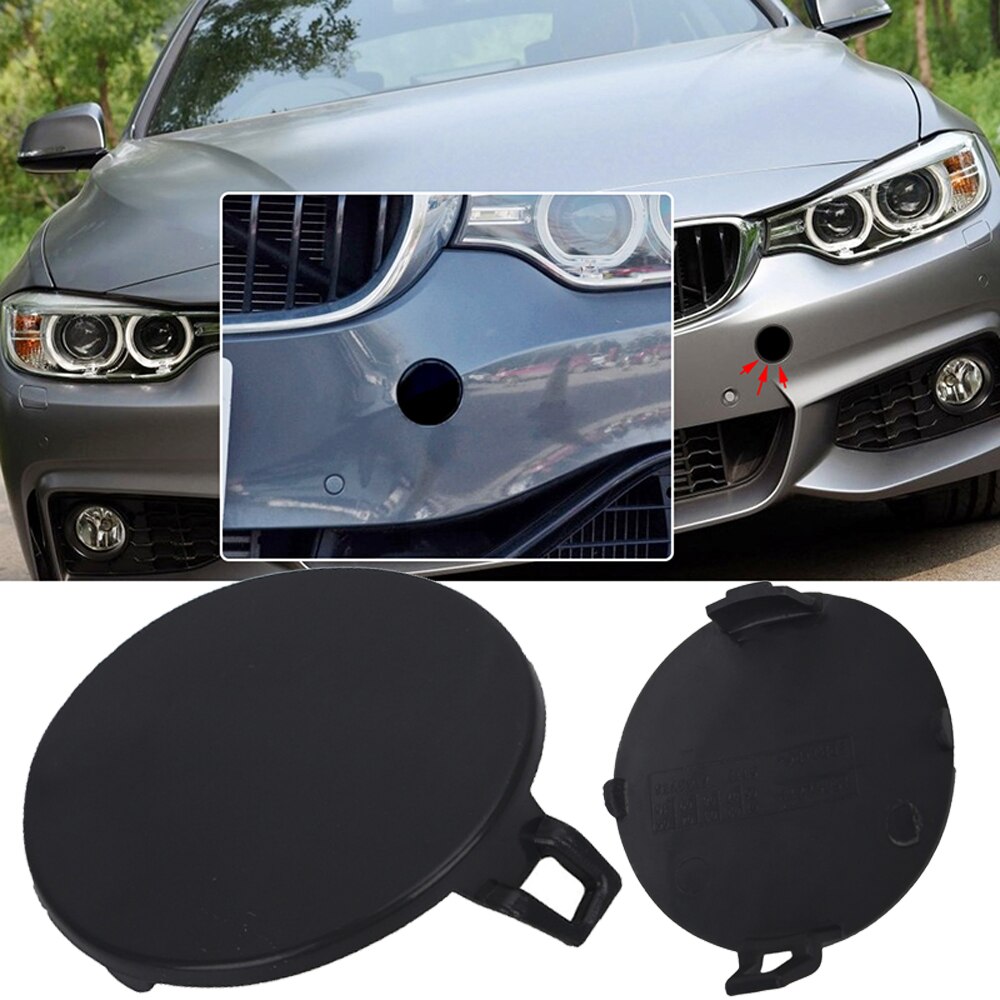 Schwarz Abdeckung Für BMW Abschleppen Haken Auto Kappe E90 328i 335d 335i Accs – Grandado