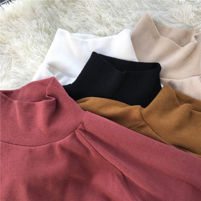 2020 outono inverno camisola de gola alta de malha jumper das mulheres novas blusas casuais solto manga longa jaqueta pullovers feminino topo
