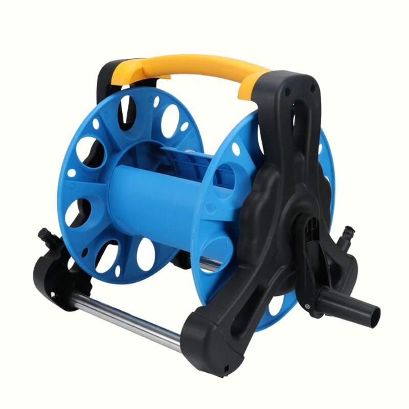 Portable Water Pipe Hose Reel Holder Garden Winding Device Storage Rack Tool Garden Hose Water Pipe Tube Reel Rope Storage Rack