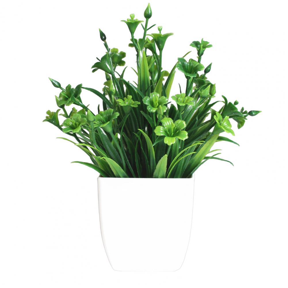 Umelé bonsaje, živé nevädnúce realistické črepníkové rastliny, obývačka, spálňa, umelé rastliny eukalyptu, bytová dekorácia pre hotel: Sivá