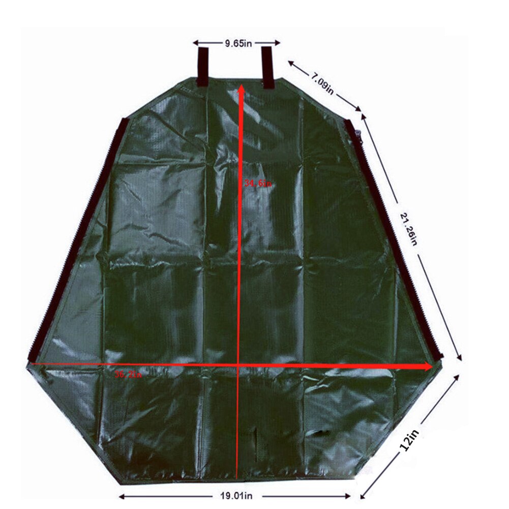 Bolsa de riego para árboles de 20 galones/75L, bolsa de goteo colgante para plantas de jardín, bolsa de agua reutilizable para árboles agrícolas, bolsas de riego por goteo lento