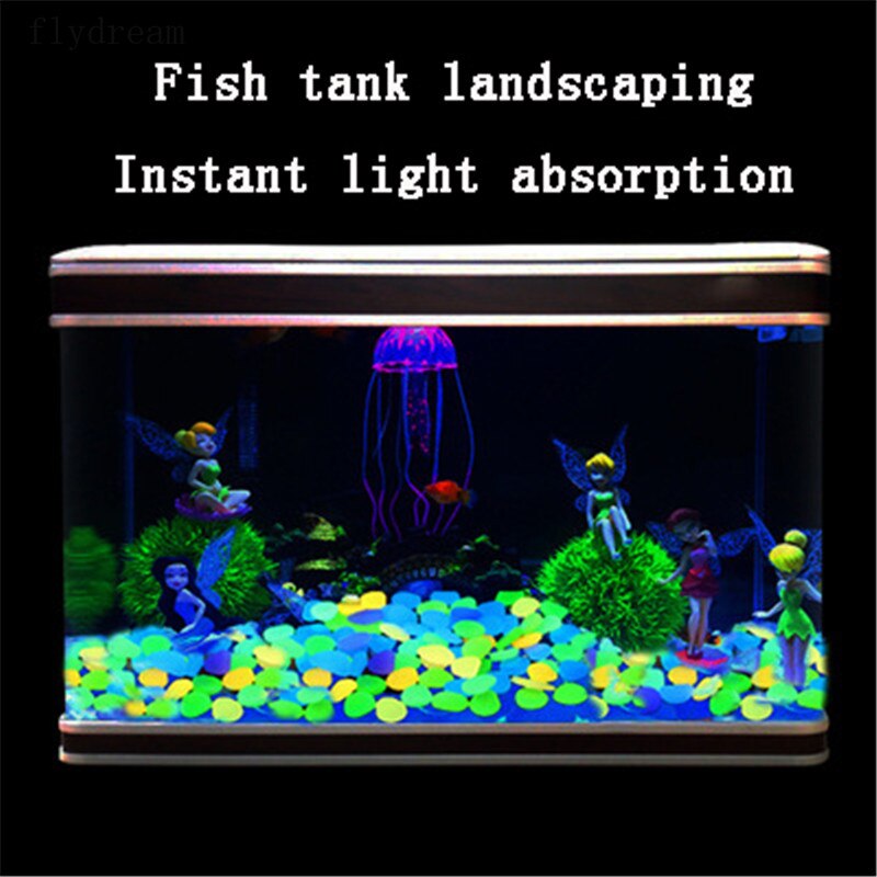 10Pcs Glow In The Dark Stenen Gloeiende Stenen Fluorescerende Heldere Pebbles Lichtgevende Stenen Voor Aquarium Tuin Decoratie