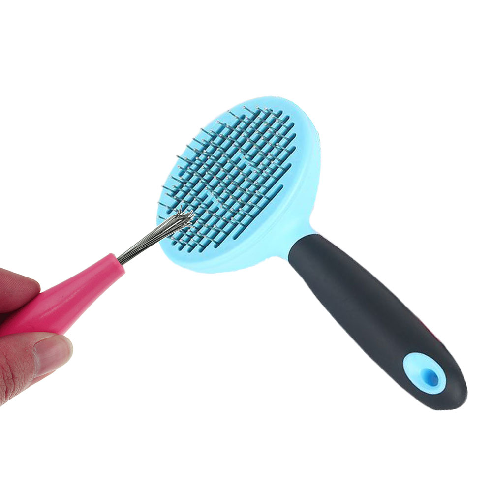 Hair Brush Comb Cleaner Embedded Tool Plastic Cleaning Removable Handle