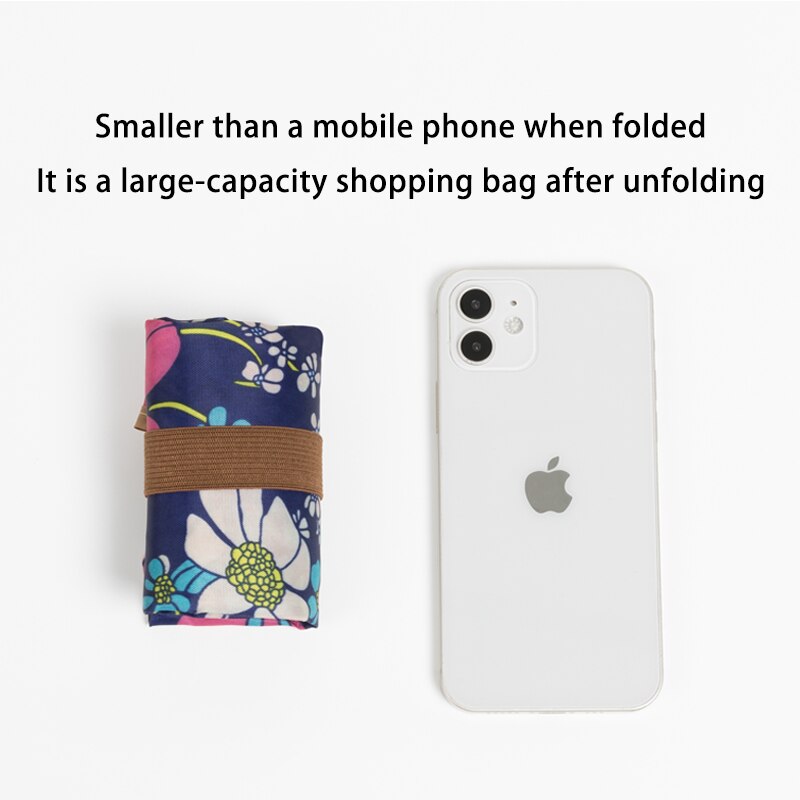 Ecologische Nylon Shopping Tassen Herbruikbare Wasbare Opvouwbare Kruidenier Bag Lichtgewicht Zware Shopper Handtas