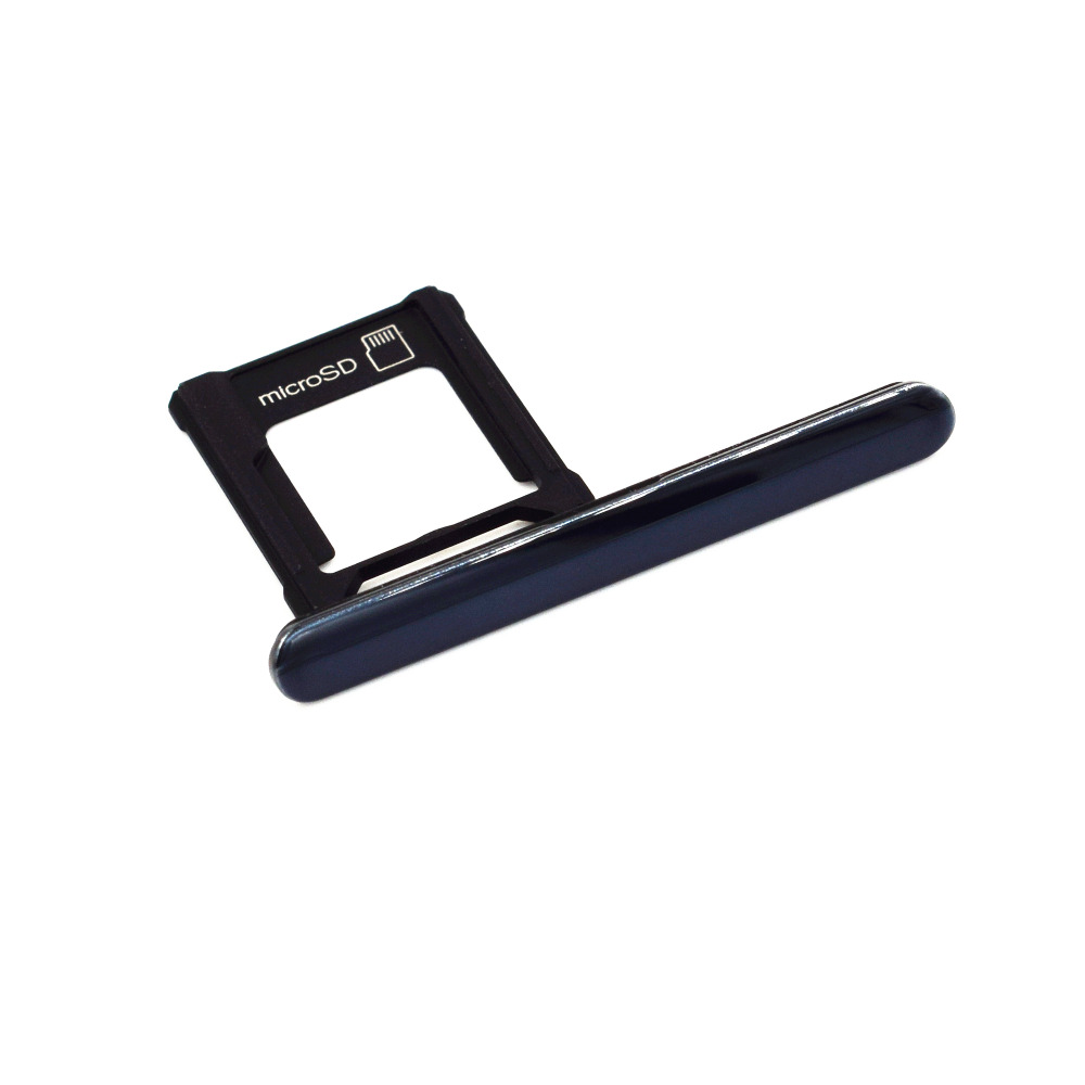 Mobiele Telefoons Vervangende Onderdelen voor Sony Xperia XZ1 F8342 Micro SD Card Tray (Blauw)