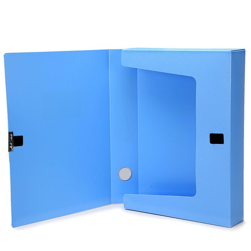 MIRUI A4 Thickness Business Portable Handy Organizer Storage Bag Portable Blue File Box Office School Accessory