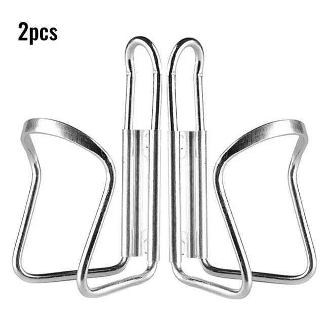 2pcs Bicycle Bottle Holder Outdoor Road Mountain Bike Water Kettle Cage Rack Aluminum Alloy Universal Cycling Drink Holder Cup: Yellow