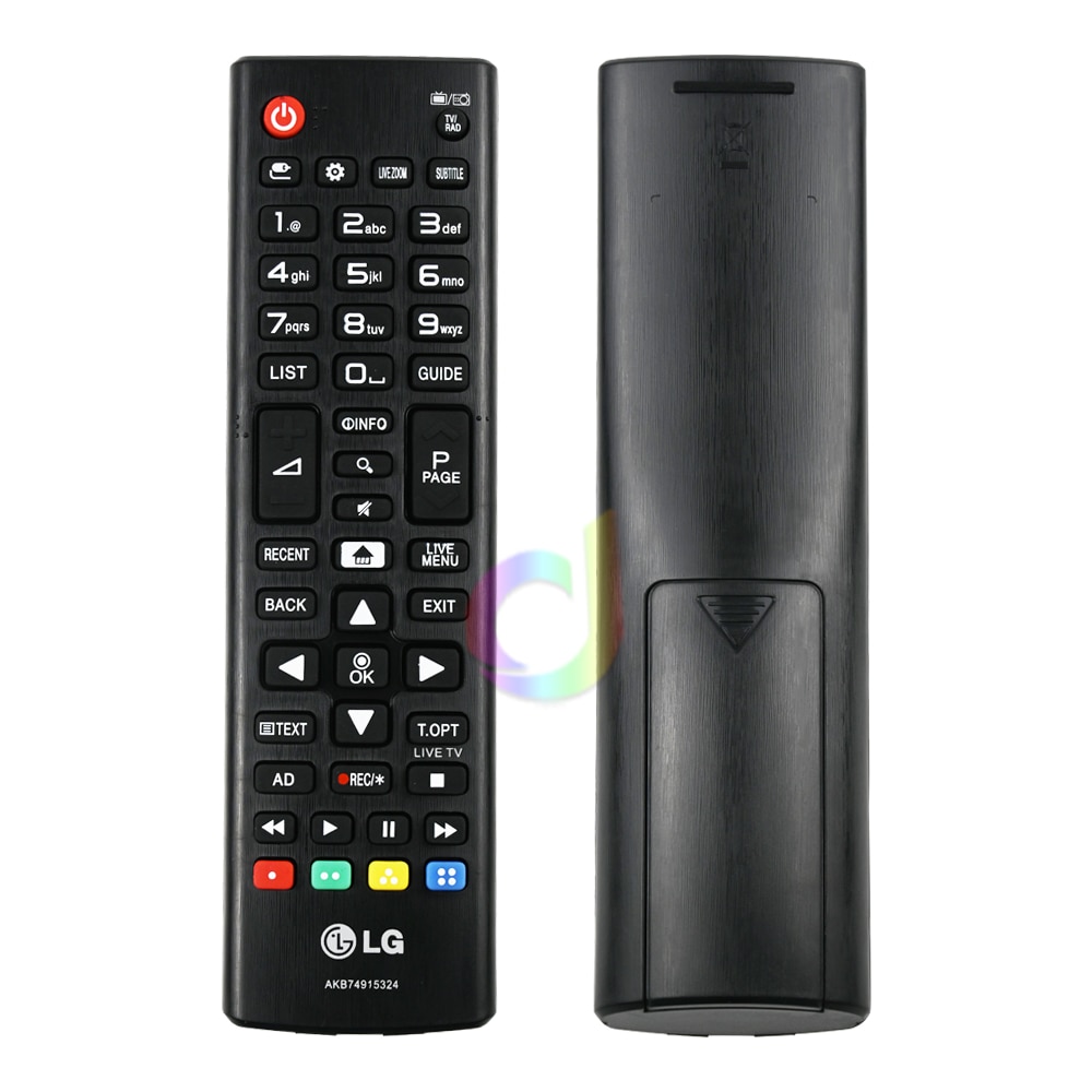 Para lg akb74915324 controle remoto sem fio abs substituição 433mhz para lgakb74915324 televisão inteligente led lcd tv controlador novo