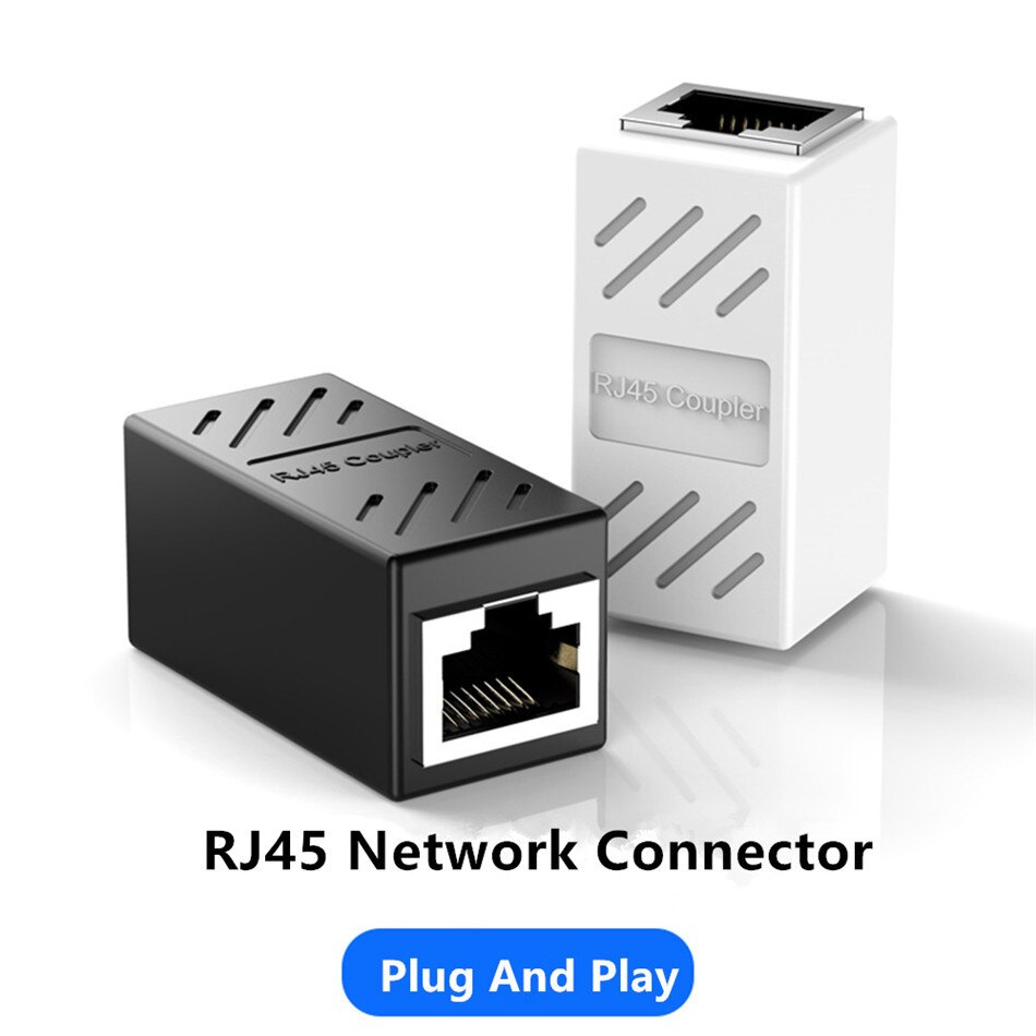 Adattatore femmina di rete RJ45 convertitore di prolunga per cavo Ethernet RJ 45 con connettore femmina a femmina colorato