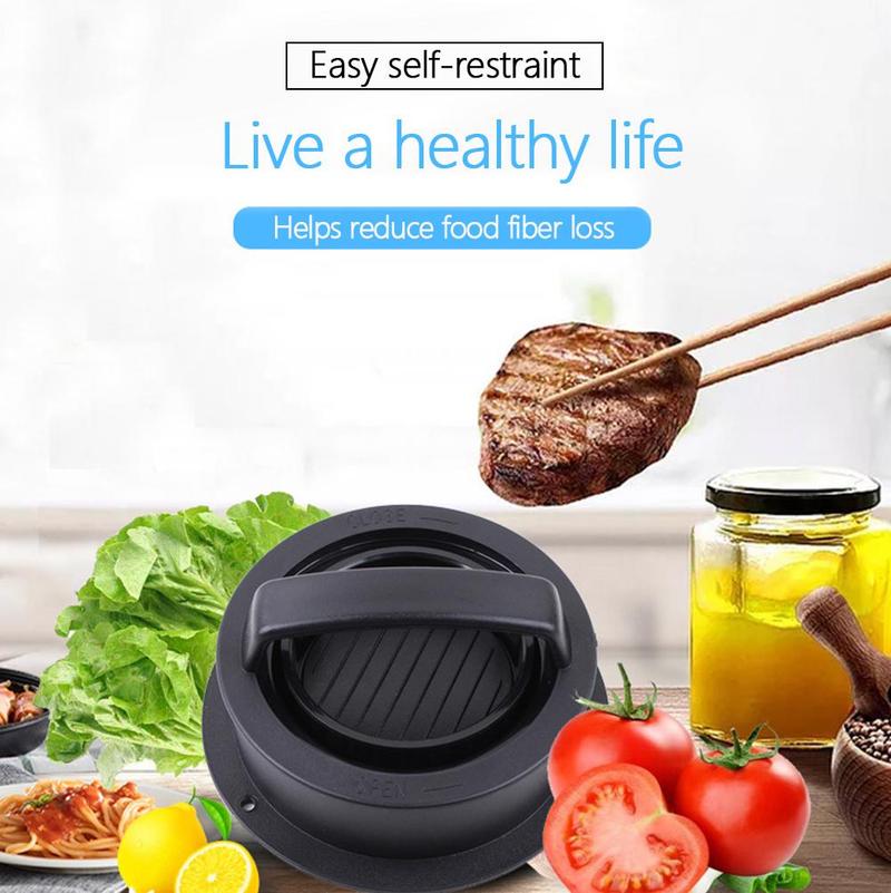 Hamburgermaskin kök non-stick matklassad abs hamburgerform form hamburgare köttpressverktyg biffbiff grillpress gör  a1 d 7