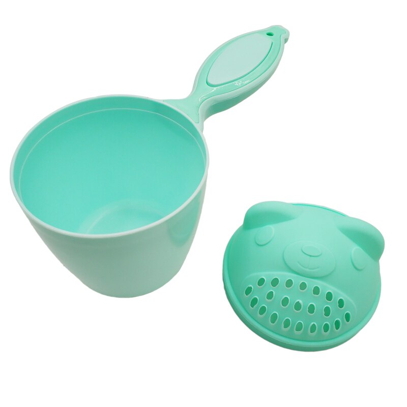 Leuke Cartoon Baby Bad Caps Waggel Shampoo Cup Kinderen Baden Bailer Baby Douche Lepels Kind Wassen Haar Cup Kids Bad tool