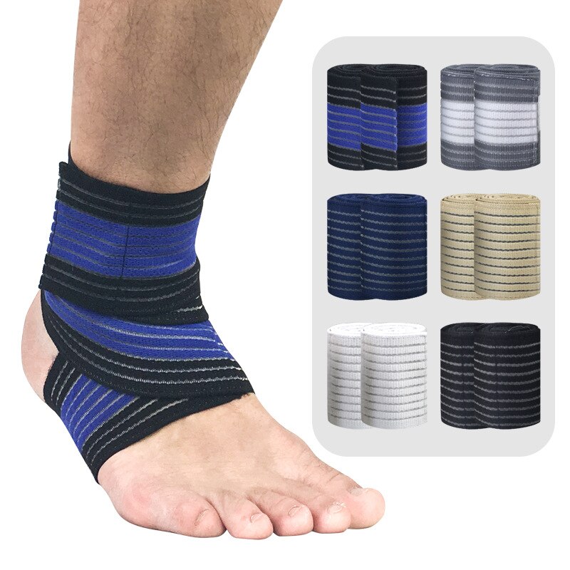 Enkel Ondersteuning Mannen En Vrouwen Sport Enkel Guards Protector Elastische Enkelbrace 70 Cm Professionele Compressie Sport