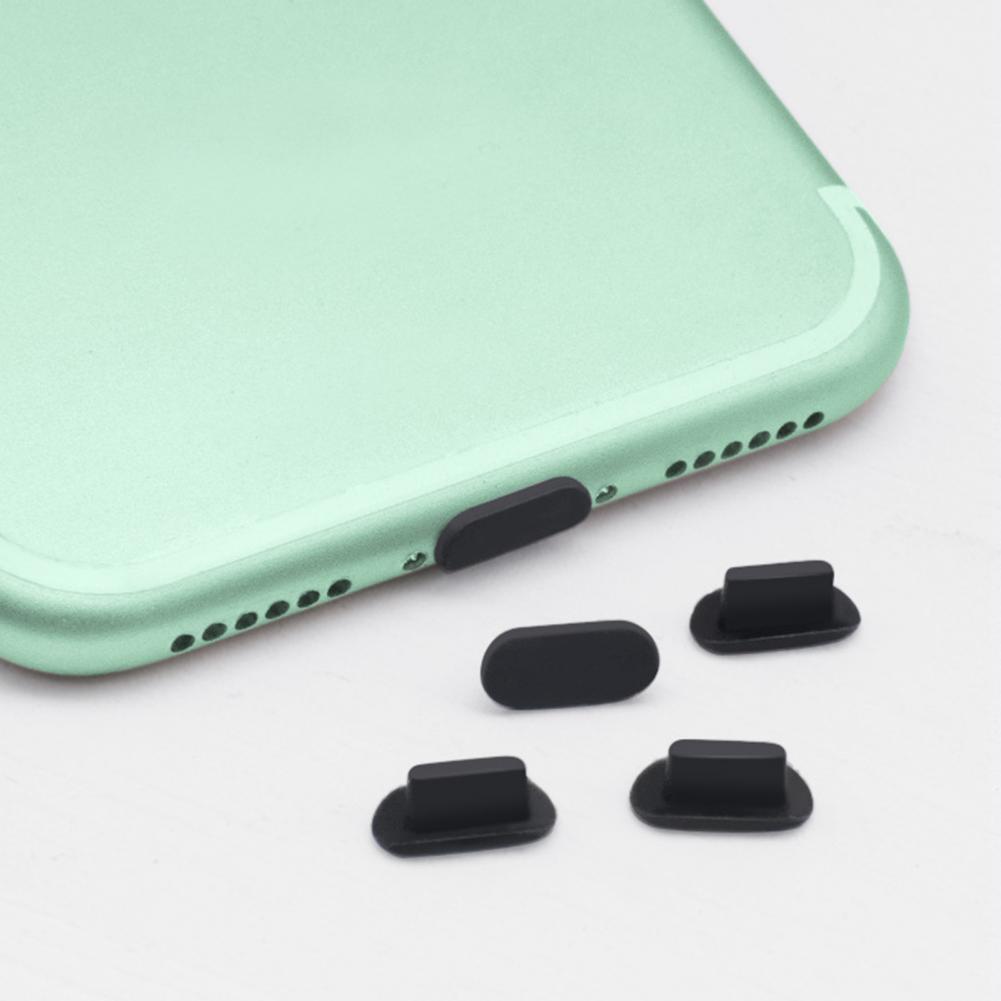 10Pcs Silicone Telefoon Stof Plug Poort Opladen Rubberen Pluggen Stofdicht Cover Cap Voor Iphone 13 12 Pro Max Samsung xiaomi Google Lg