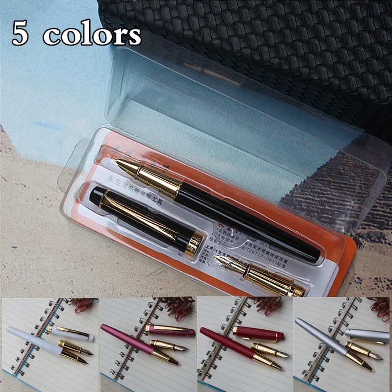style Affordable Double nib fountain pen set Iraurita pen good ink pen for friend