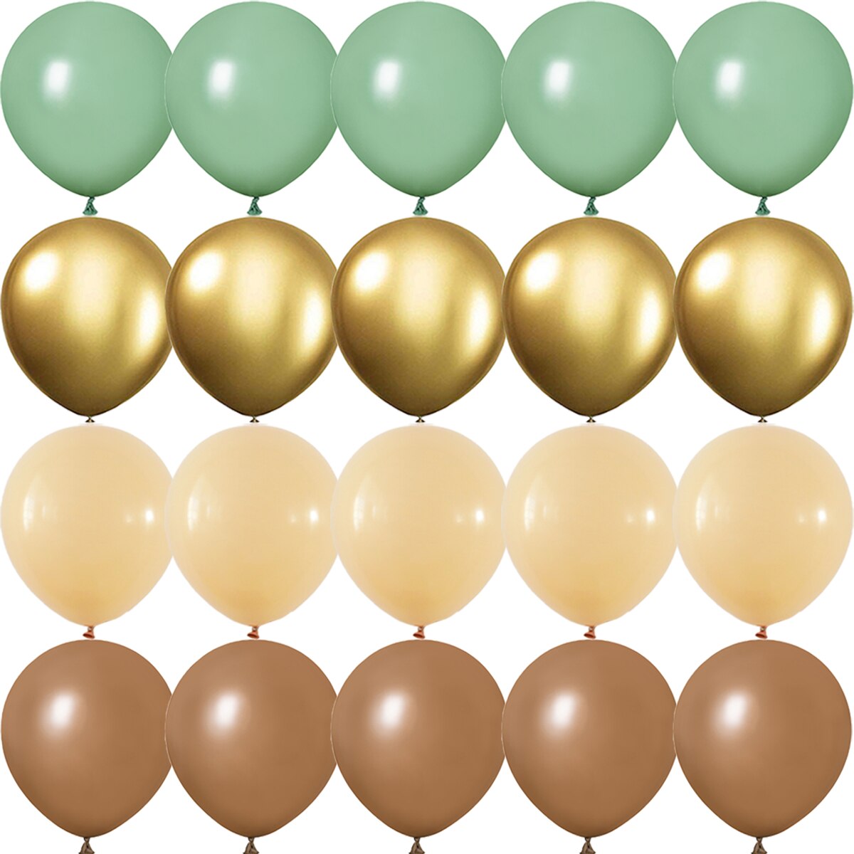 Globos dorados para de cumpleaños, color verde aguacate, confeti metálico para Baby Shower, boda, aniversario, Globos de boda, decoraciones: Verde menta