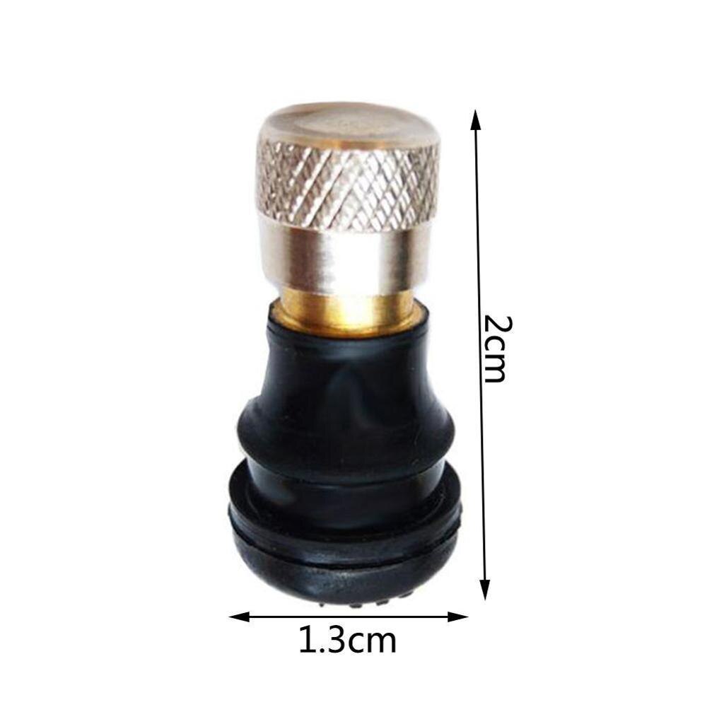 1Pcs Tubeless Tire Valve Vacuum Tyre Nozzle Snap-in scooter hoverboard Black Valve Rubber Vavle For Xiaomi Tyre B0P4