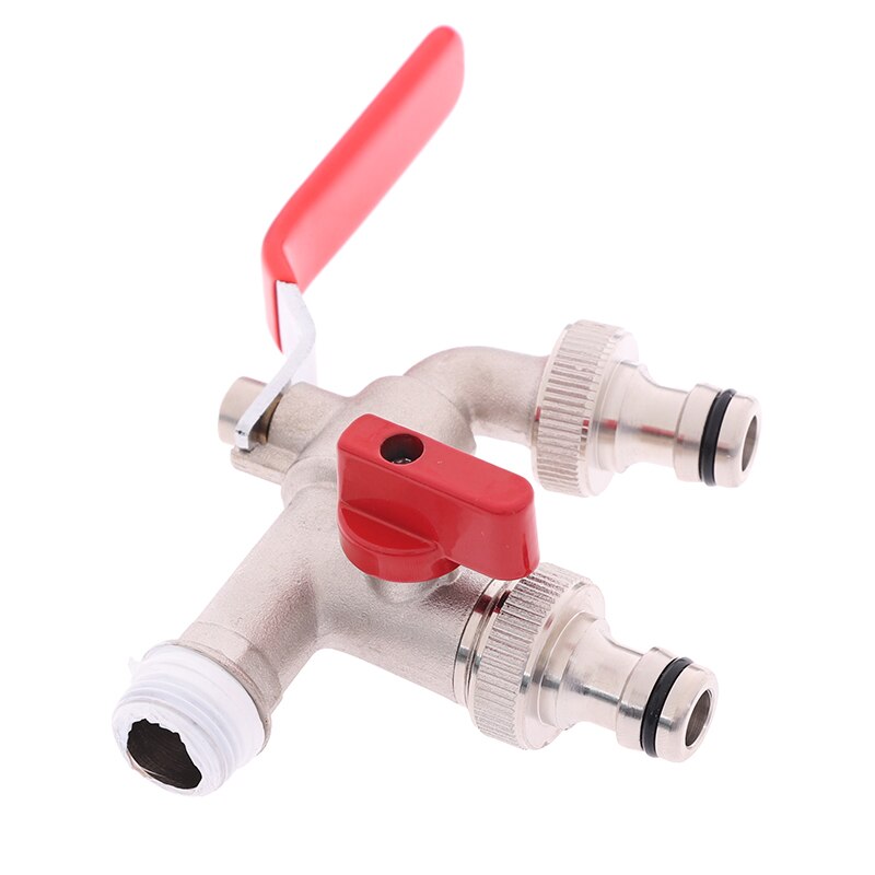 1/2 "Double Tap Ibc Watertank Connector Adapter Tap Voor Huis Tuin Water Connectors 1Pc