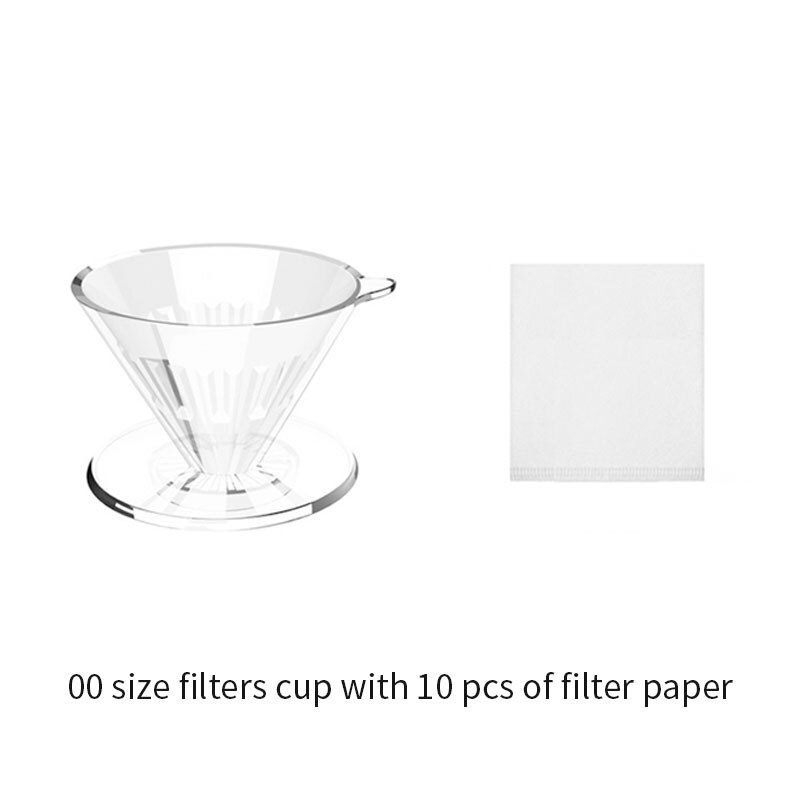Timemore Cone Filter Papierloze Giet Over Koffiezetapparaat Koffie Druppelaar Herbruikbare Drip Cone Koffie Filter: 1cup