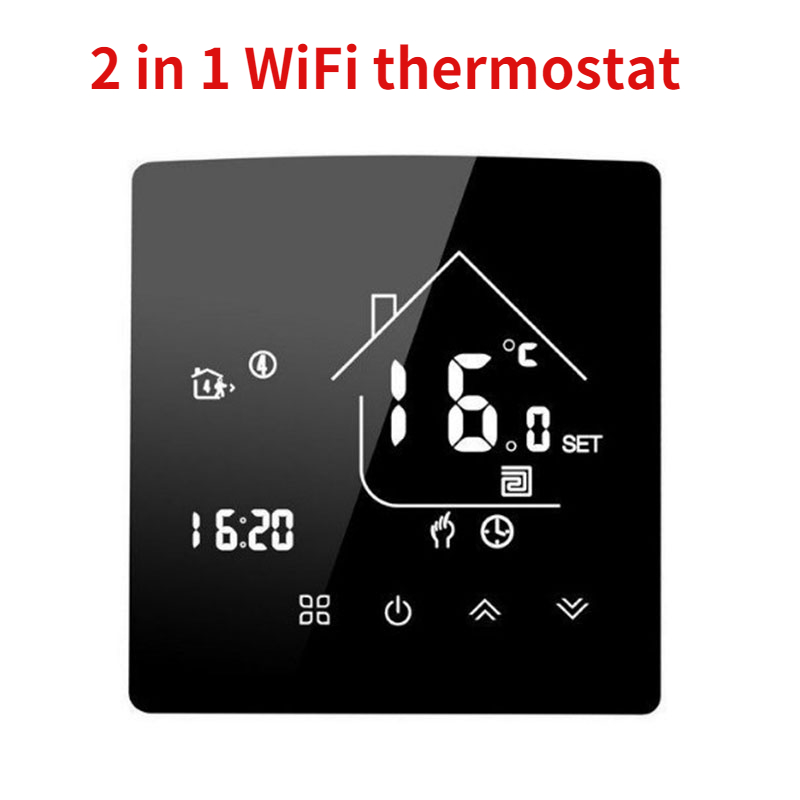 tuya 2 in 1 smart home voice control intelligent central air-conditioning controller floor heating thermostat умный дом