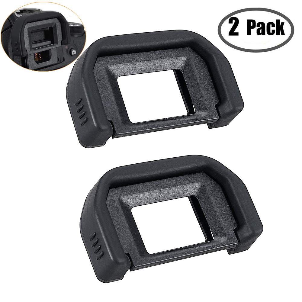 2 Pcs Camera Oogschelp Oculair EF voor Canon Vervanging Rebel T6s T6i T6 T5i T5 T4i T3i T3 T2i EOS 300D 350D 400D