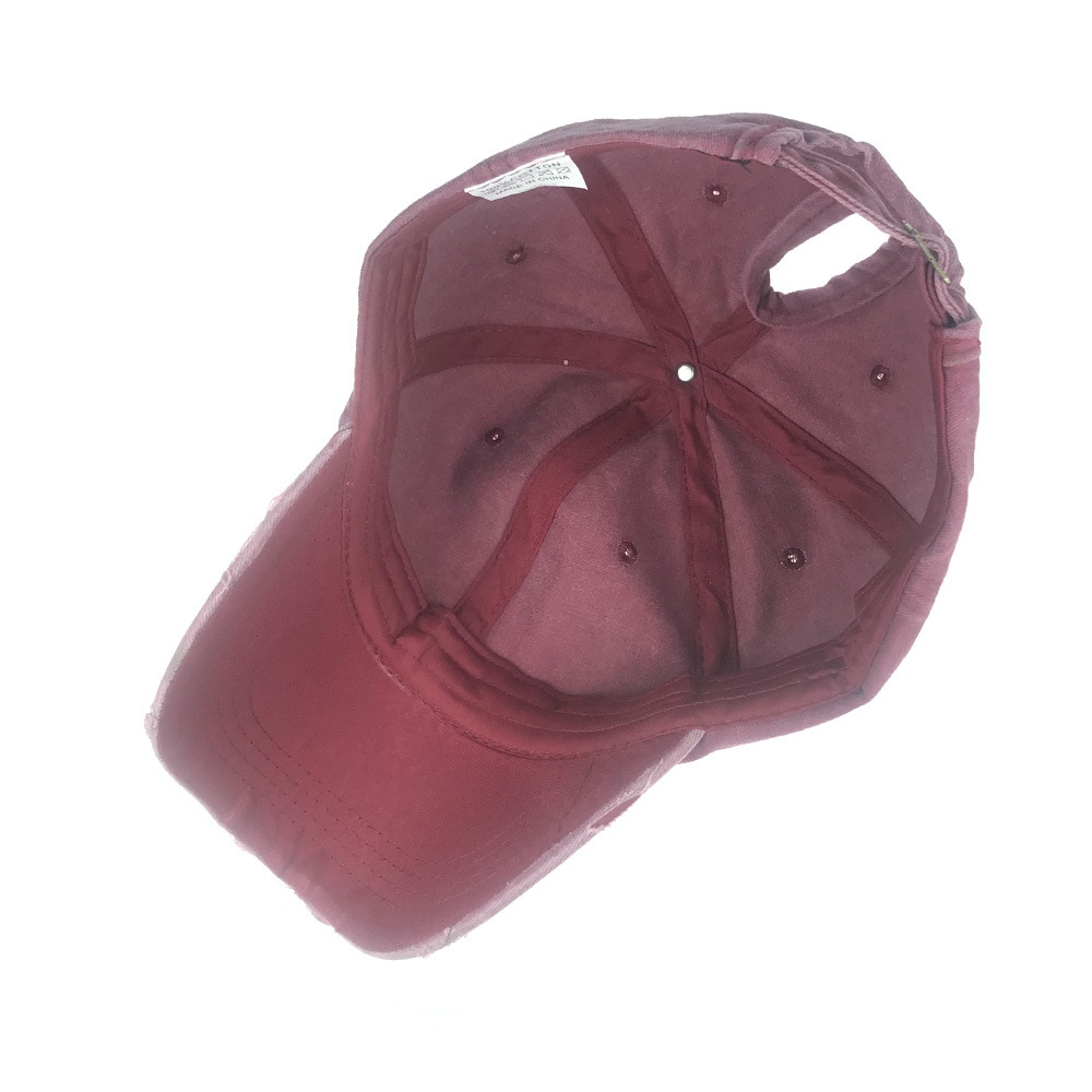 Gorra de béisbol con cola de caballo para mujer, gorro de béisbol con cola de caballo, algodón, estilo Hip Hop, ajustable, Tenis