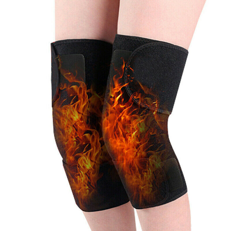 Brand Mannen Knie Pads Zelf Verwarming Magnetische Kniebrace Ondersteuning Pad Thermische Therapie Knie Protector Solid Warm