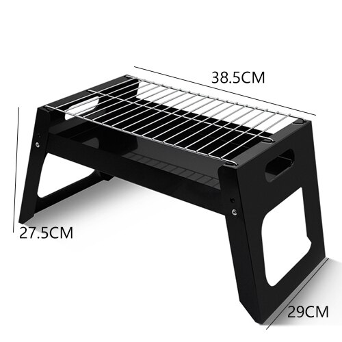 Portable Outdoor Folding Grill BBQ Camping Installation Simple Square Disposable Grill For Outdoor Activities BBQ Accessories: Default Title