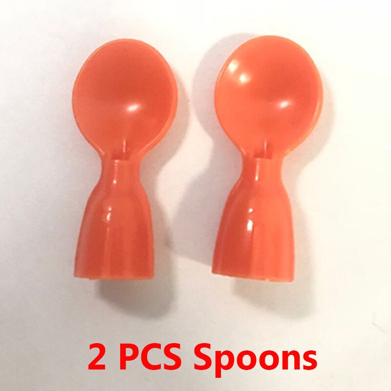 Squeeze Juice Station Baby Food Organination Storage Containers Baby Food Maker Set Fruit Puree Packing Machine Party: 2 Pcs Spoons