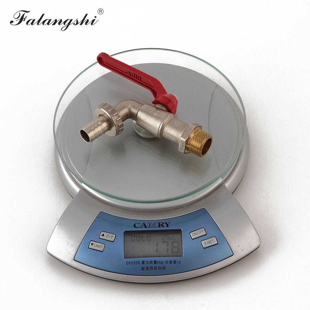 G1/2, G3/4 Bibcock Messing Kraan Outdoor Tuin Kranen Wc Mop Kraan WB8505