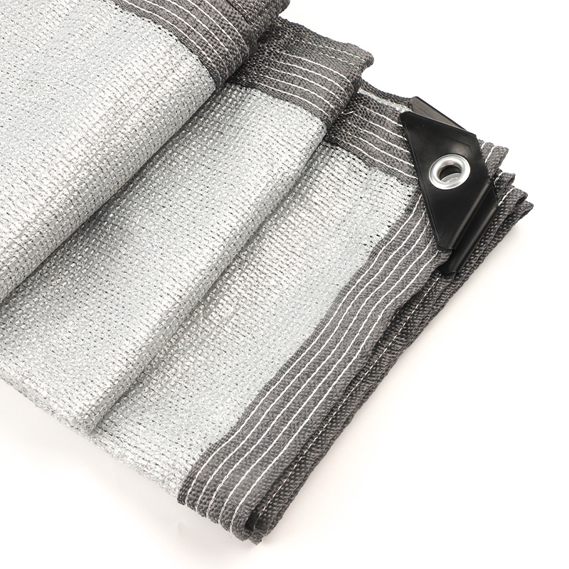 Silbergrau hdpe Sonnenschutz Baldachin Anti-UV-Balkon Innenhof Wintergarten Auto Sonnenschutz Netz Privatsphäbetreffend Netz Pergola Pflanzen