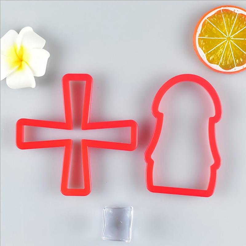 2PCS Windmill Cookie Cutter Easy to Clean Plastic DIY Biscuit Cutter Baking Tool Cookie Cake Mold DIY Cake Decorating Tools