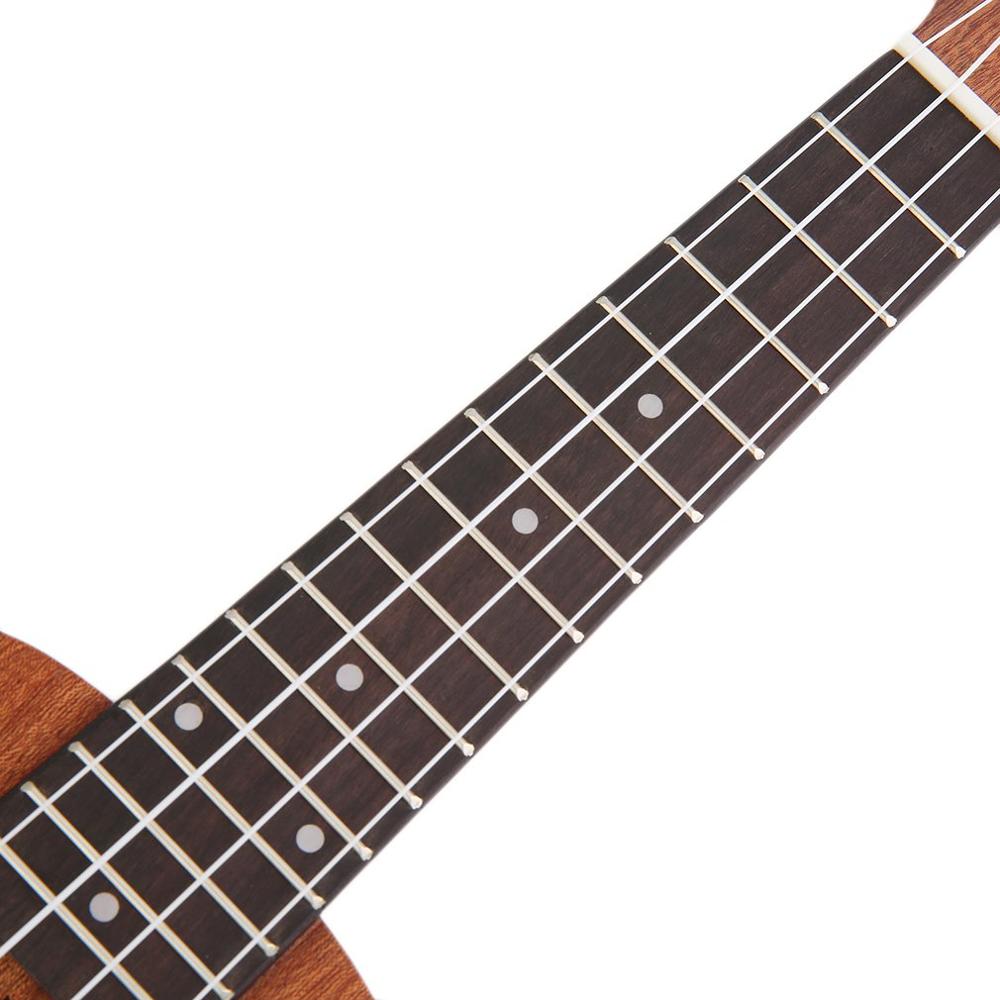 Elektrische Ukulele Gitaar 21 Inch Sopraan Akoestische 4 Strings Ukelele Guitarra Handwerk Hout Wit Gitarist Mahonie Plug-In