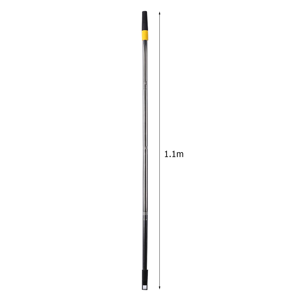 Rodillo de pintura retráctil portátil, palo extensor de cepillo de limpieza desmontable, varillas telescópicas de pintura de pared de techo