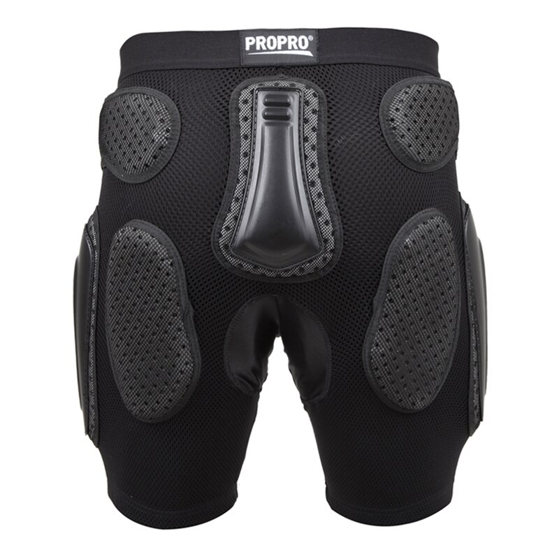 Propro sorte skateboard shorts anti-drop rustning gear hofte støtte beskyttelse sportsbeklædning skøjteløb cykel ski shorts