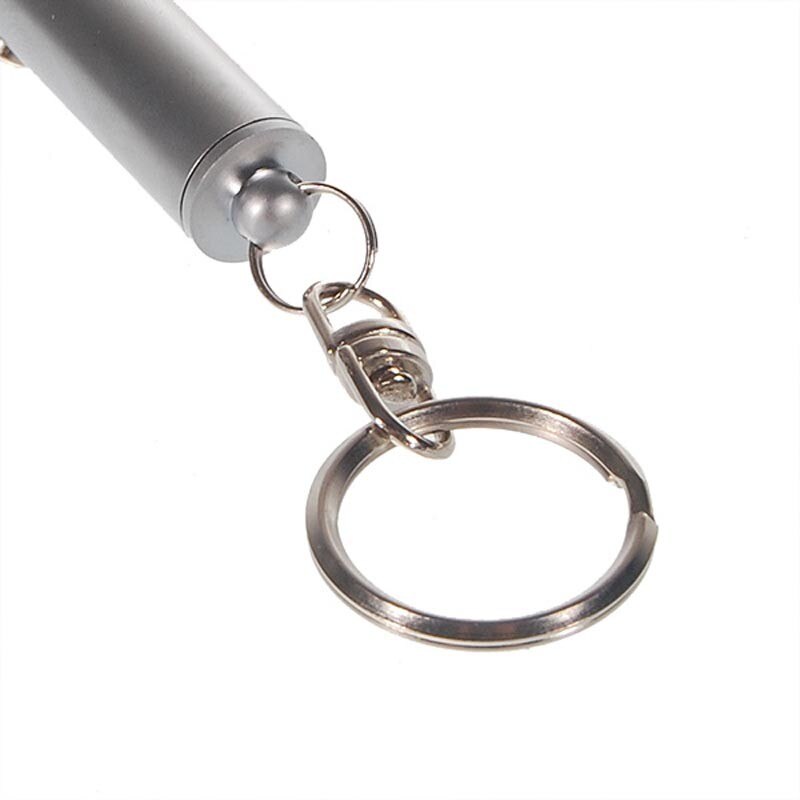 Mini Lightsabre LED with Keychain Lovely Portable Light Keychain Light LED Lamp Flashlight (4* AG3)