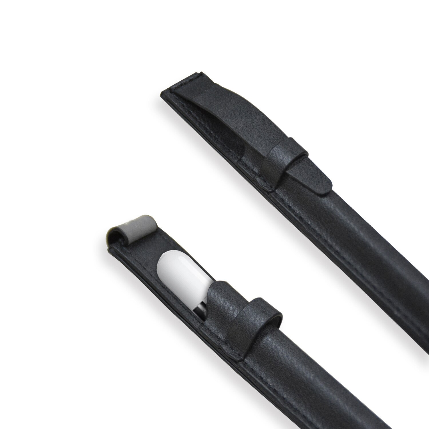 Étui en cuir pour apple pencil 1 2 étui avec stylet, pochette de protection pour ipad, sac anti-perte