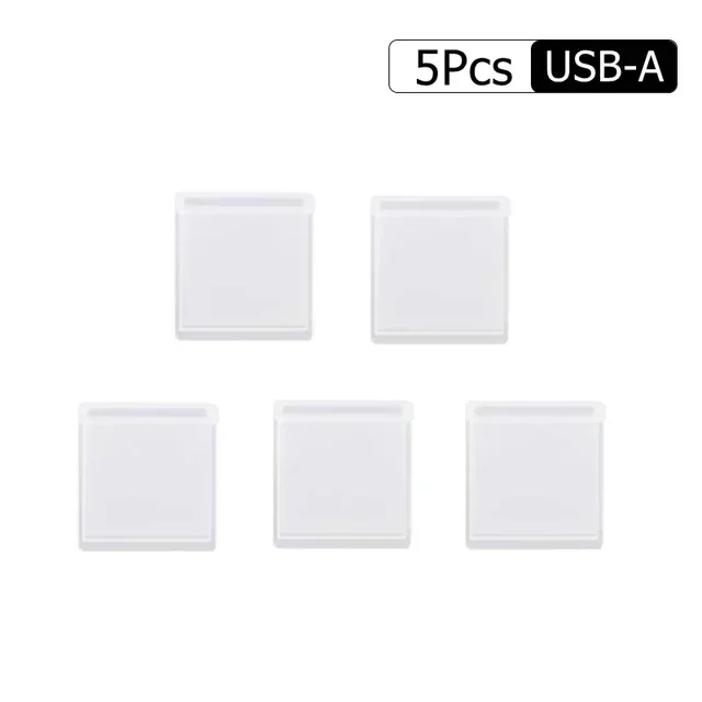 Cubierta protectora de puerto de carga de Cable de datos de silicona, tapa antipolvo para IOS tipo C, Protector de cubierta Micro USB para línea de datos: Negro